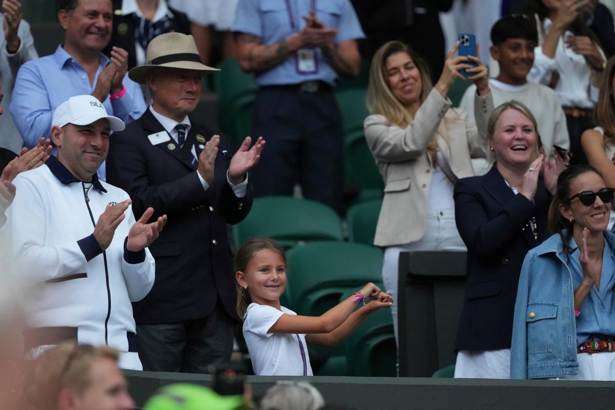Djokovic’s Daughter Steals the Show at Wimbledon With Her Victory Dance