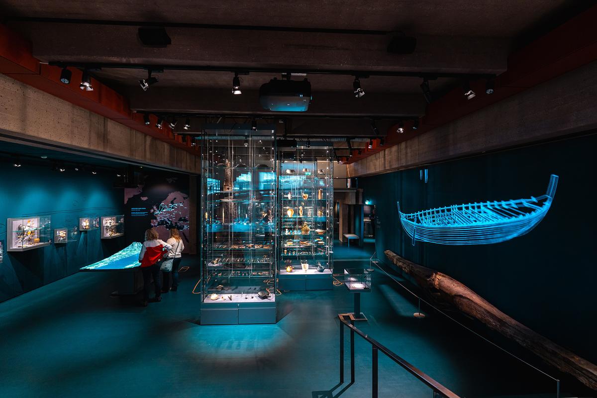 Medieval archaeological exhibits are on display at the Bryggens Museum. (Puripat Lertpunyaroj/Shutterstock)