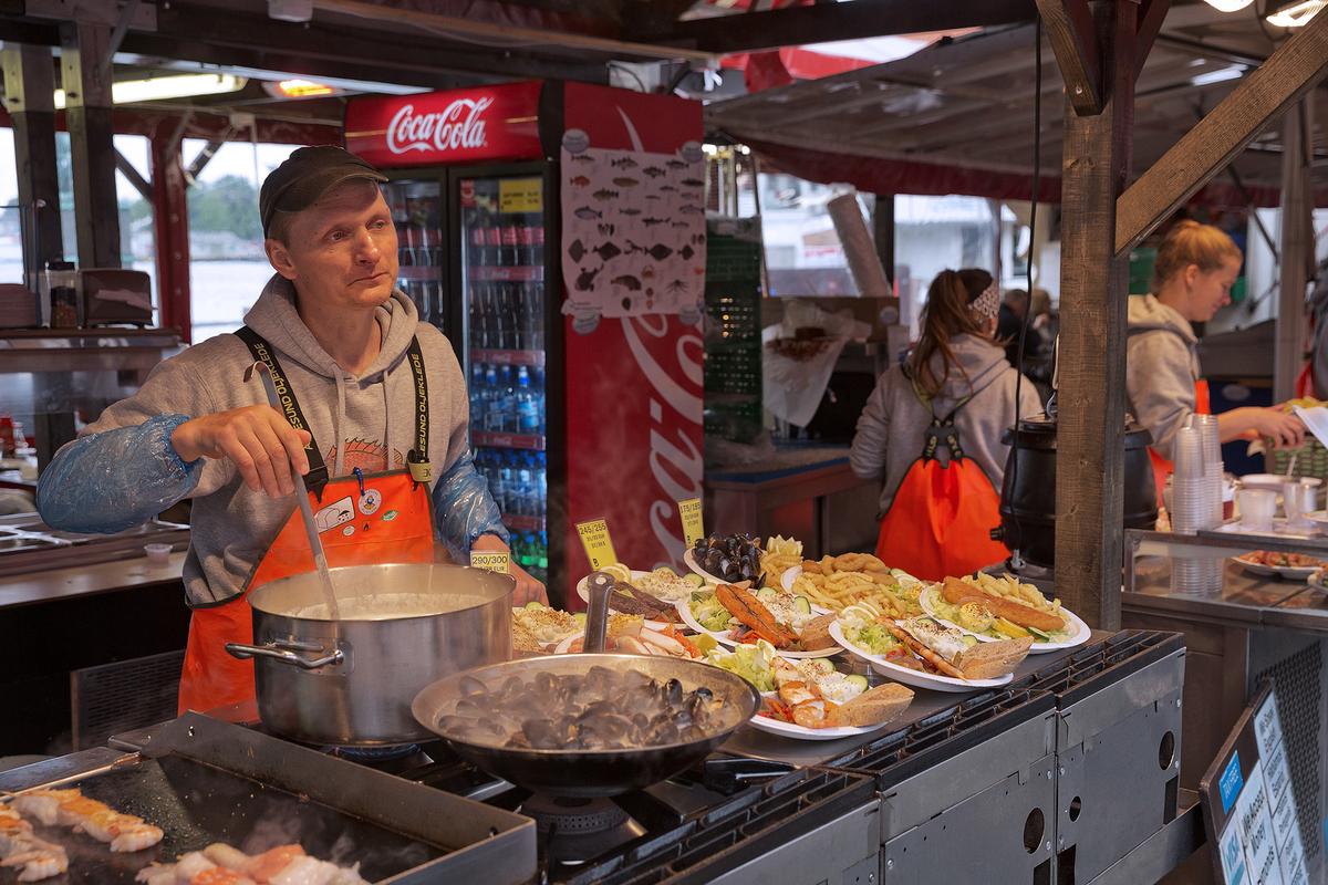 Bergen's Fish Market is overflowing with fresh-caught seafood. (jirivondrous/Getty Images)