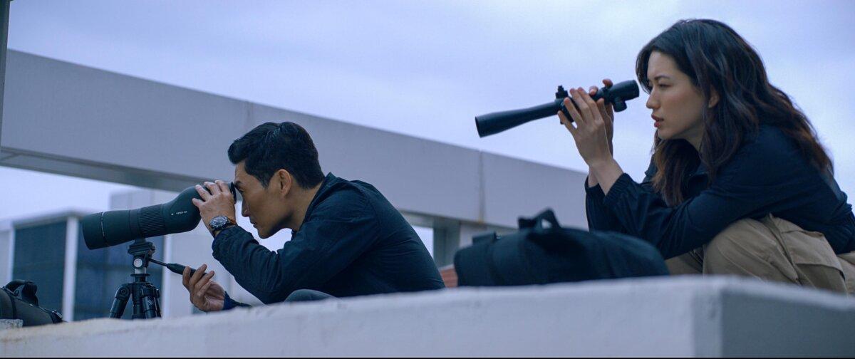 David Jung (Daniel Dae Kim) and Rebecca Jung (Reina Hardesty), in “Butterfly.” (Prime)