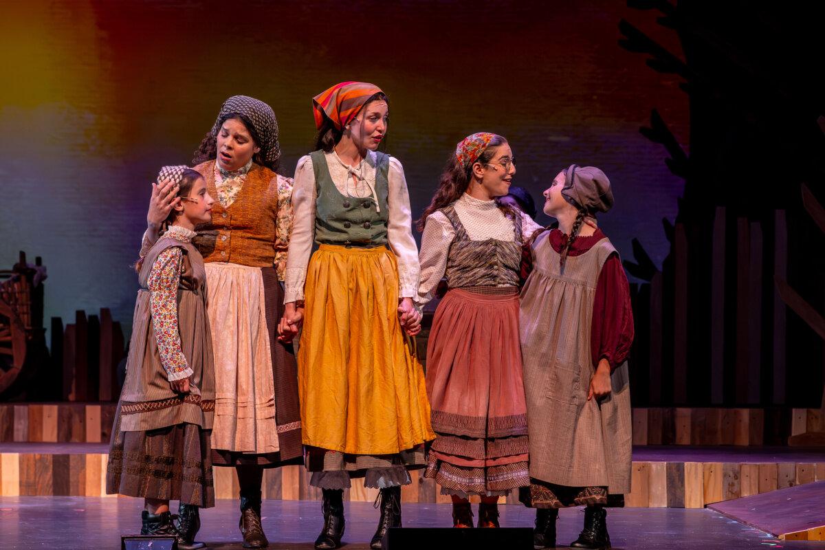 Against tradition, the oldest of Tevye's daughters find their own husbands, in "Fiddler on the Roof." (Brett Beiner)