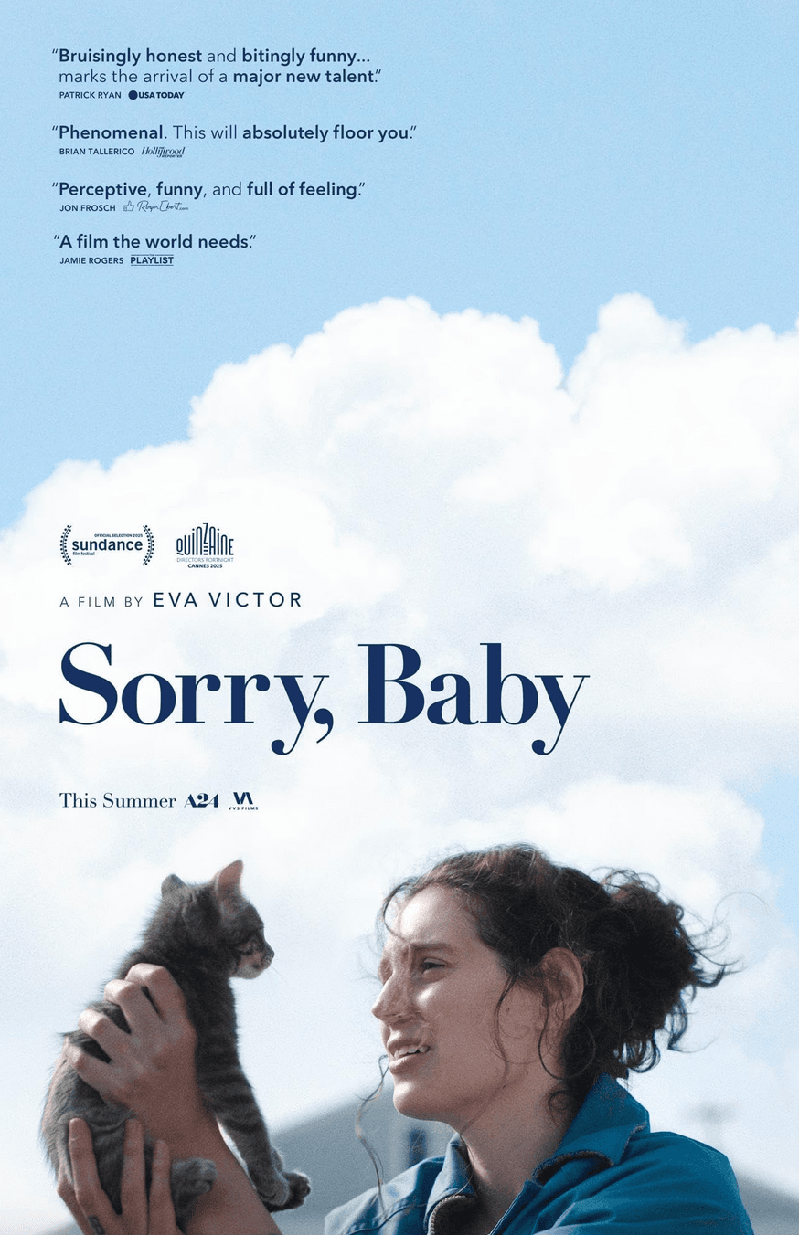 Promotional poster for "Sorry, Baby." (A24)