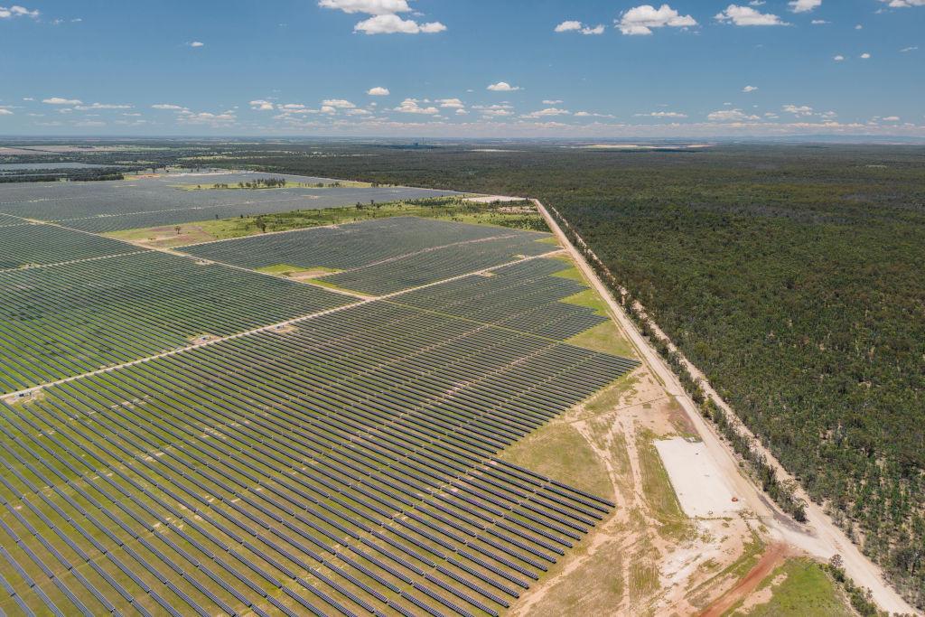 A general view of the Western Downs Green Power Hub in Chinchilla, Australia, on Jan. 17, 2025. (Brook Mitchell/Getty Images)