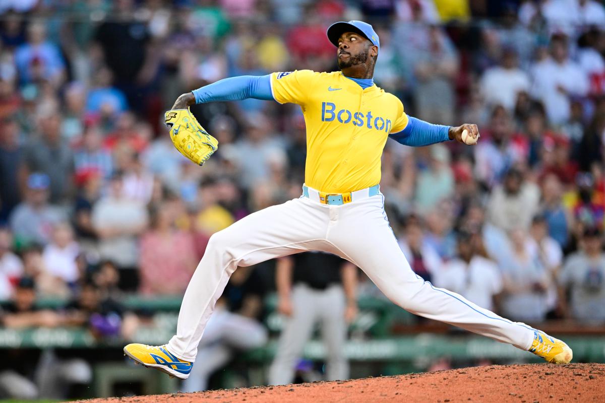 Red Sox Lefty Reliever Chapman’s Ageless Arm Still Baffles Batters in Late Innings
