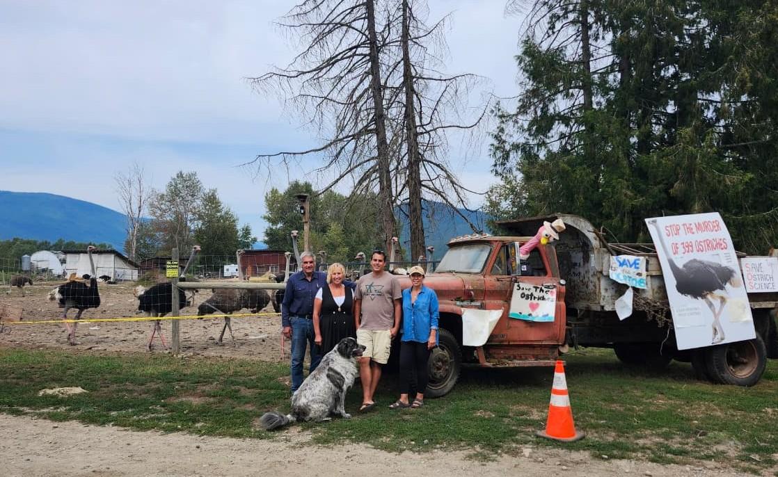 Co-Owner and Daughter of BC Ostrich Farm Facing Cull Order Arrested