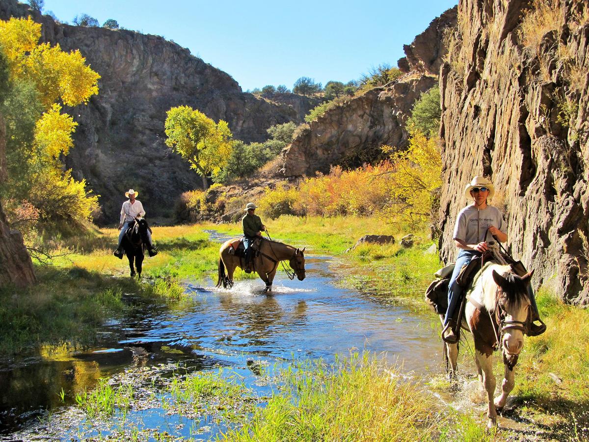 Geronimo Trail Guest Ranch sits at the heart of Gila National Forest, which is famous for its breathtaking beauty. (Courtesy of Geronimo Trail Guest Ranch)