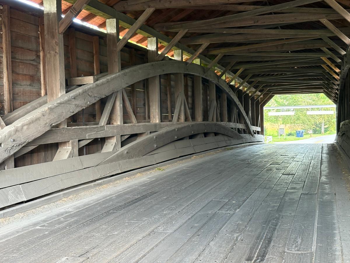 Pleasantville Covered Bridge in Pennsylvania: Unique for Two Reasons