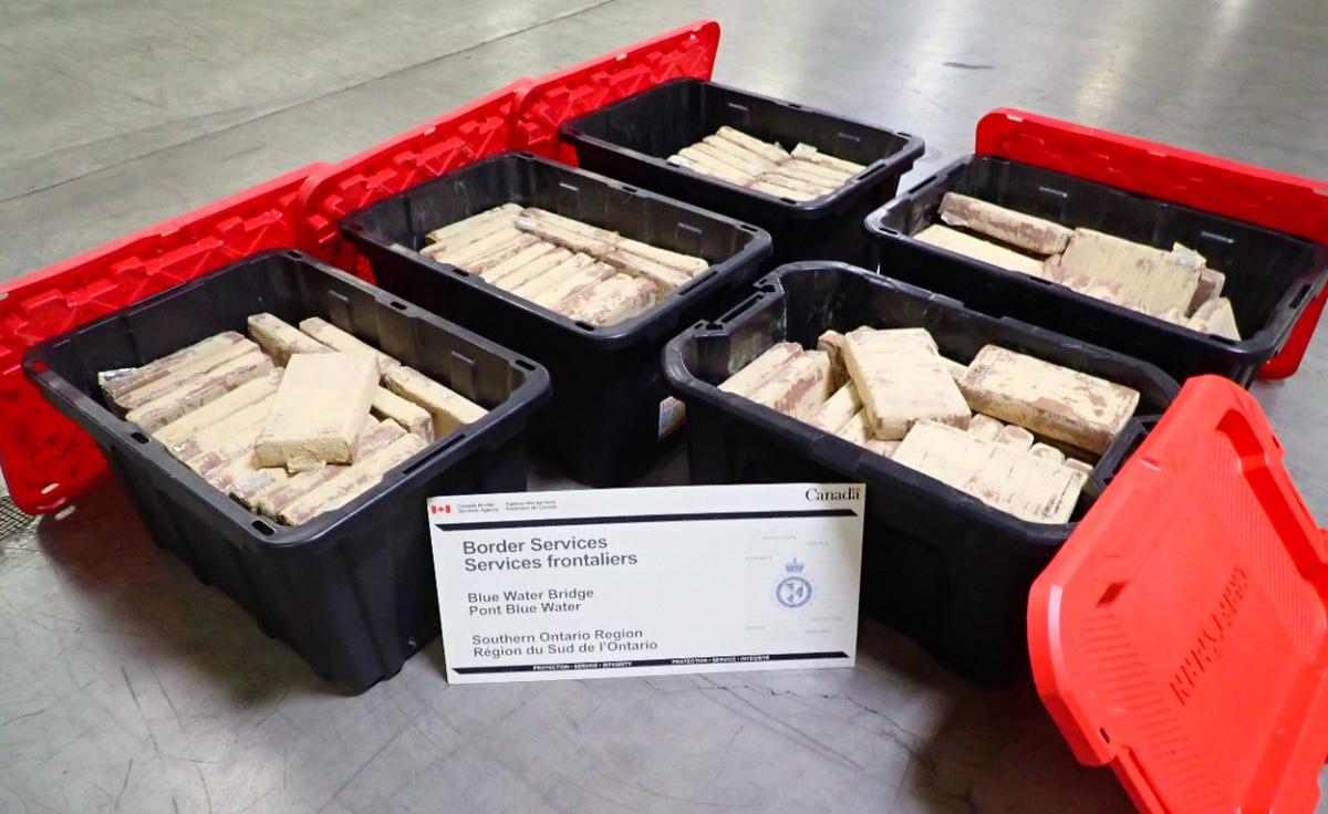 Border Officials Seize $43.7 Million in Cocaine at Ontario Entry Port