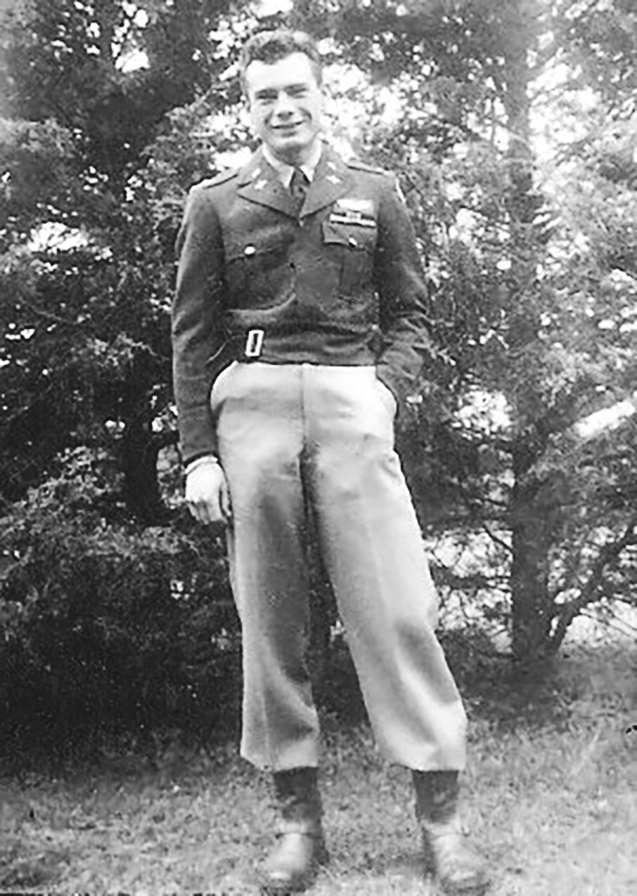 Peterburs after he arrived in New York Harbor in June 1945. (Courtesy of Joseph Peterburs)
