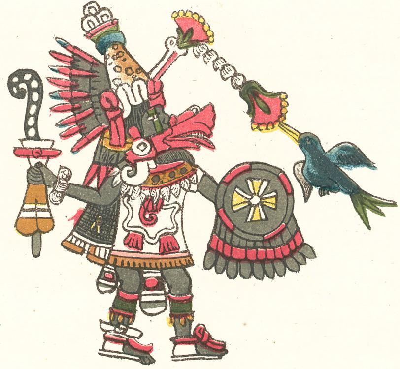 Quetzalcoatl as depicted in the Codex Magliabechiano, a pictorial Aztec codex. (Public Domain)