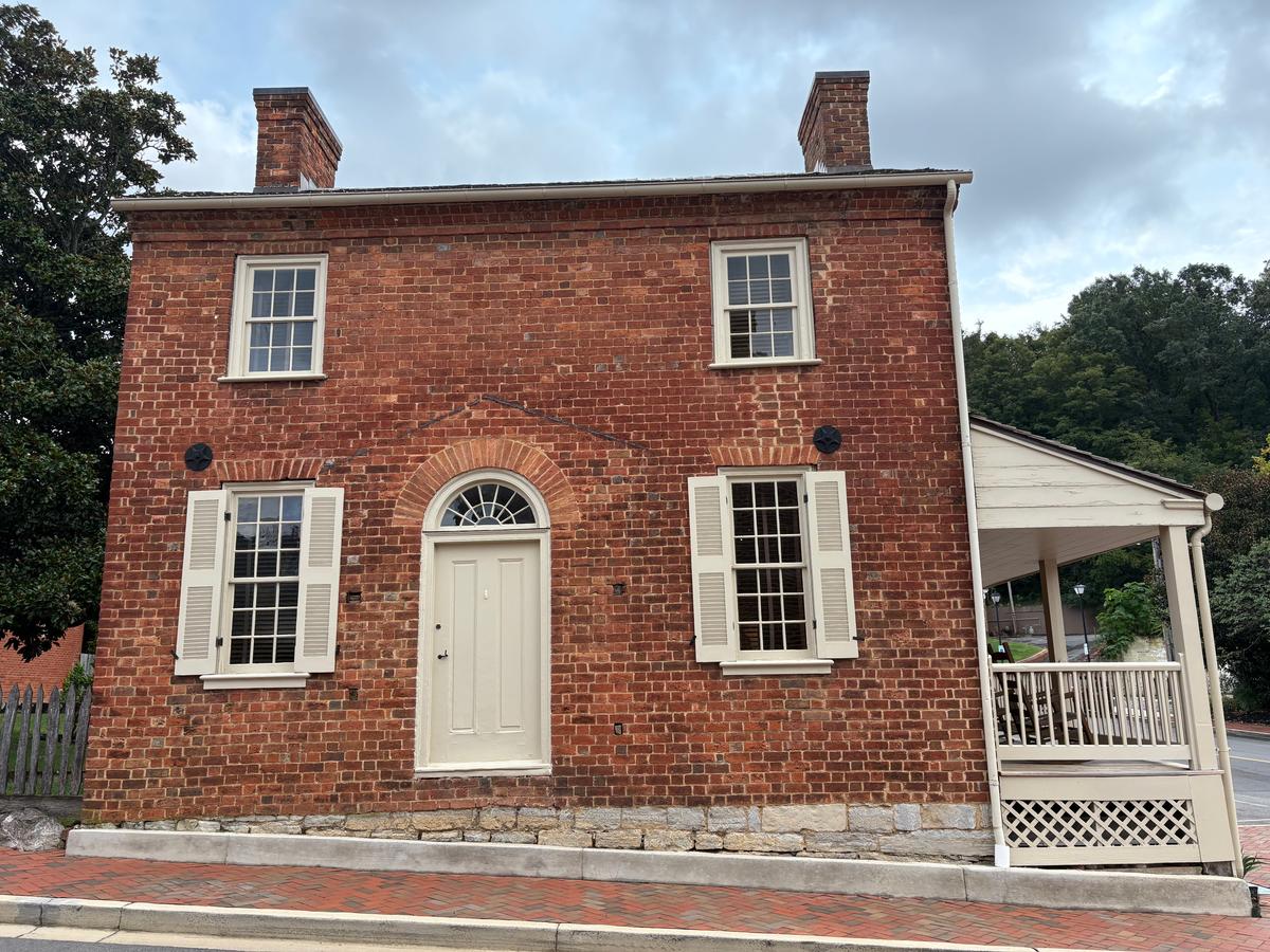 Andrew Johnson and his family lived in this simple brick home from the 1830s until 1851. (Deena Bouknight)