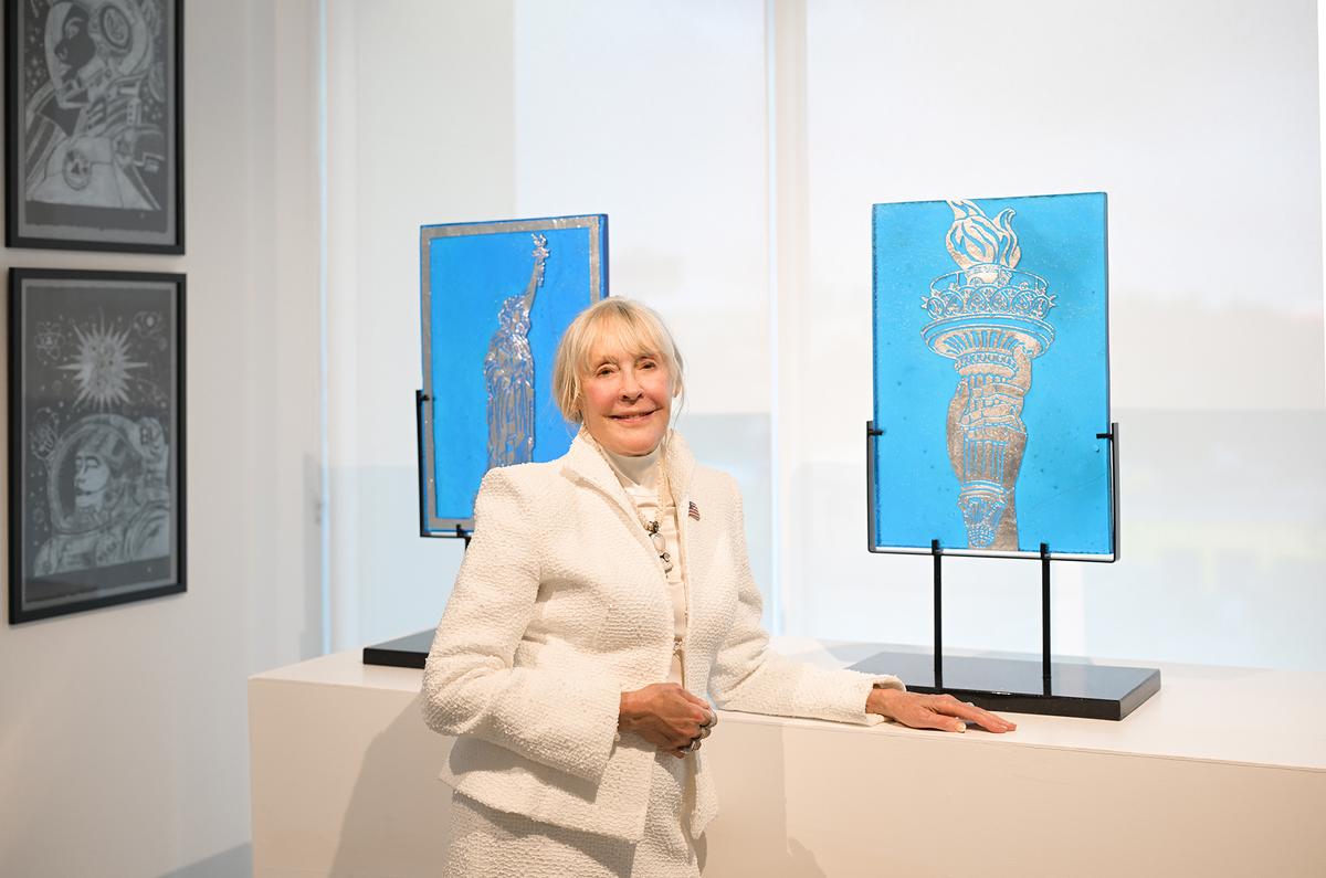 Duggan’s artwork featuring inspirational women pays tribute to the remarkable women who shaped history. (Adhiraj Chakrabarti)