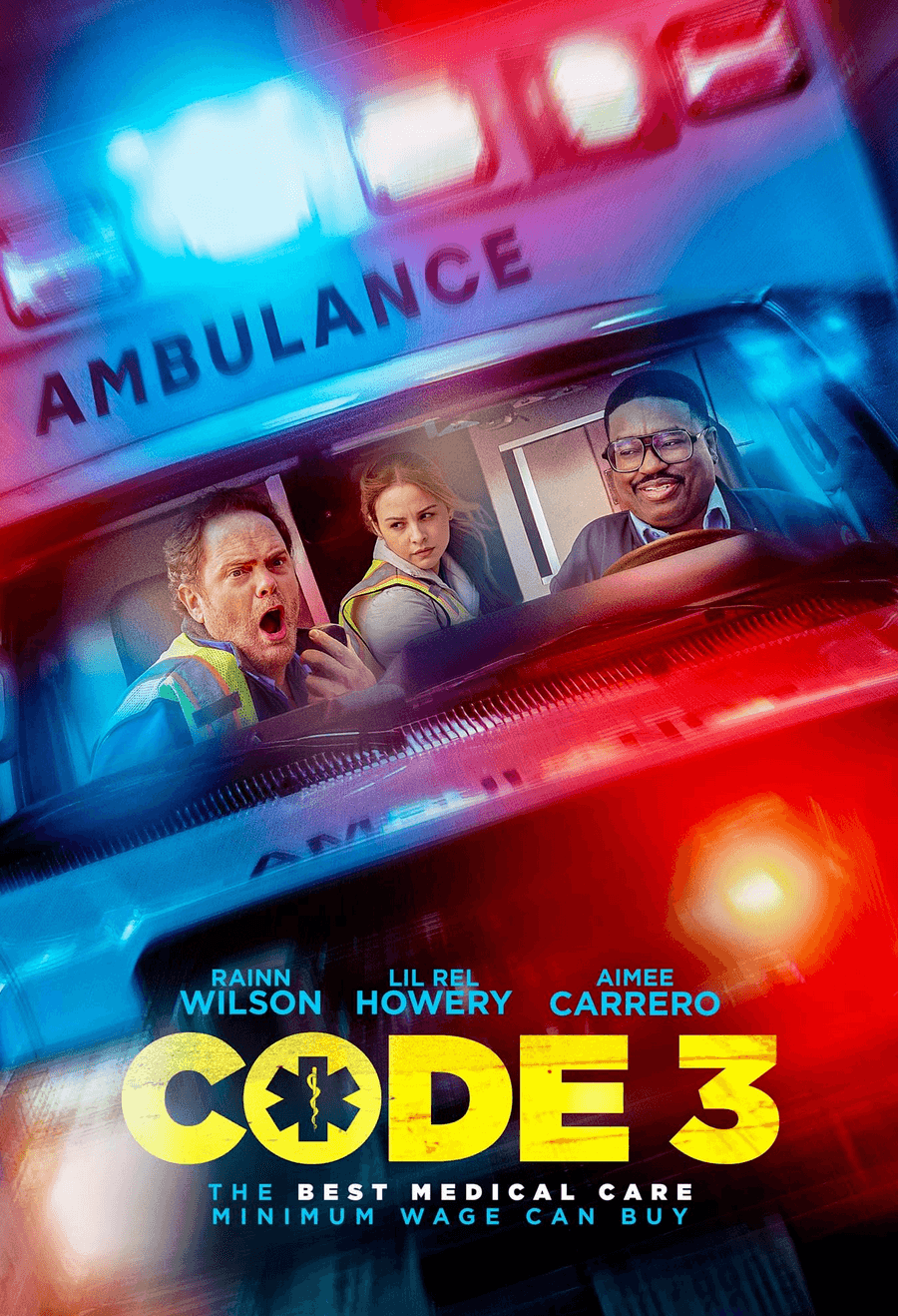 Promotional poster for "Code 3." (Wayfarer Studios)