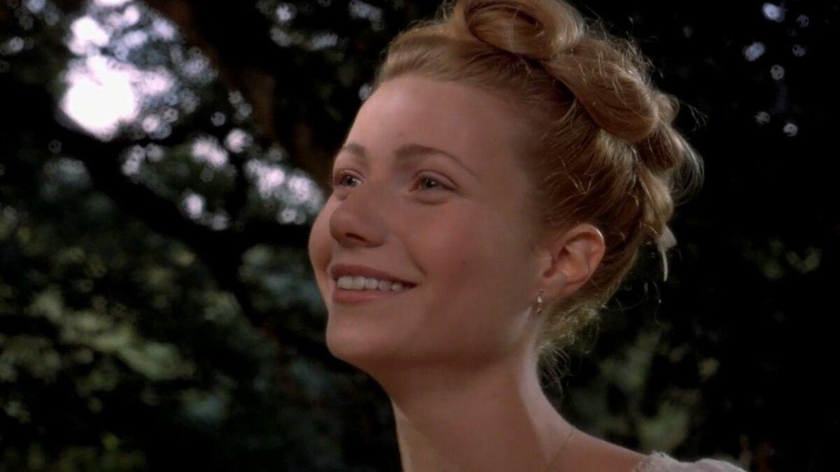Emma (Gwyneth Paltrow) learns how to be a true friend from Mr. Knightley, in "Emma." (Miramax)