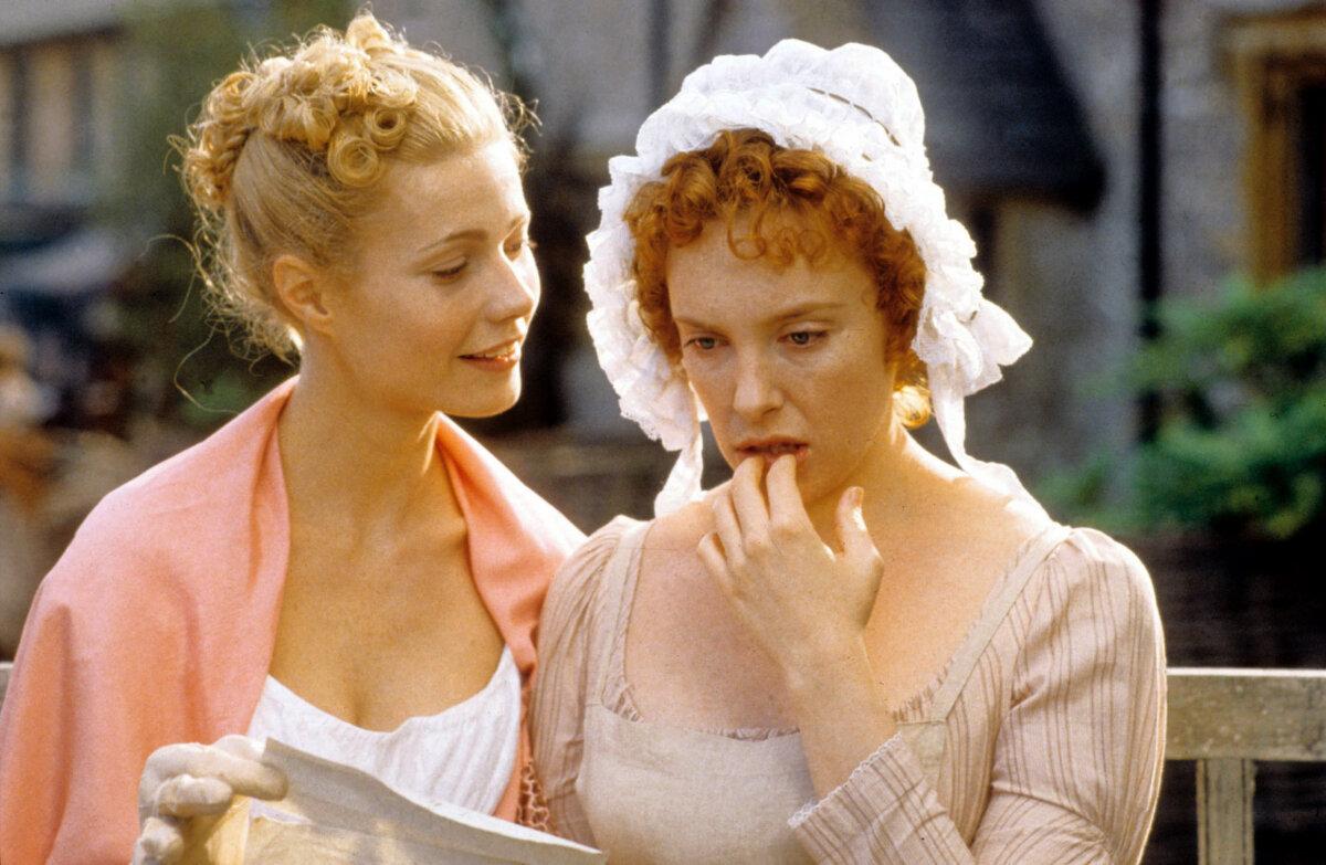 Emma (Gwyneth Paltrow) guides Harriet Smith (Toni Collette), in "Emma." (Mary Evans Picture Library/Miramax)