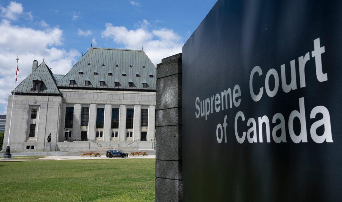 The Supreme Court of Canada in Ottawa in a file photo. (The Canadian Press/Adrian Wyld)