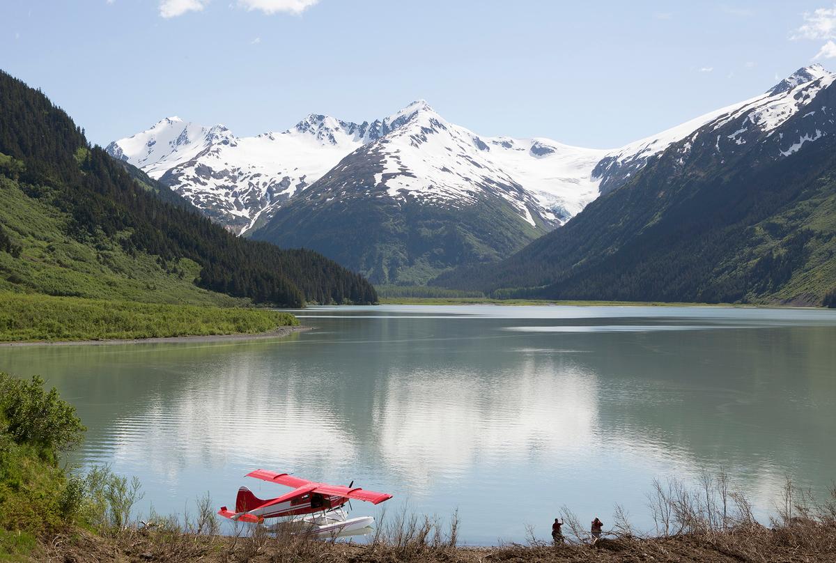 Seaplanes are used to access remote areas in the massive state, including the Denali National Park region. (Sam Diephuis/Getty Images)