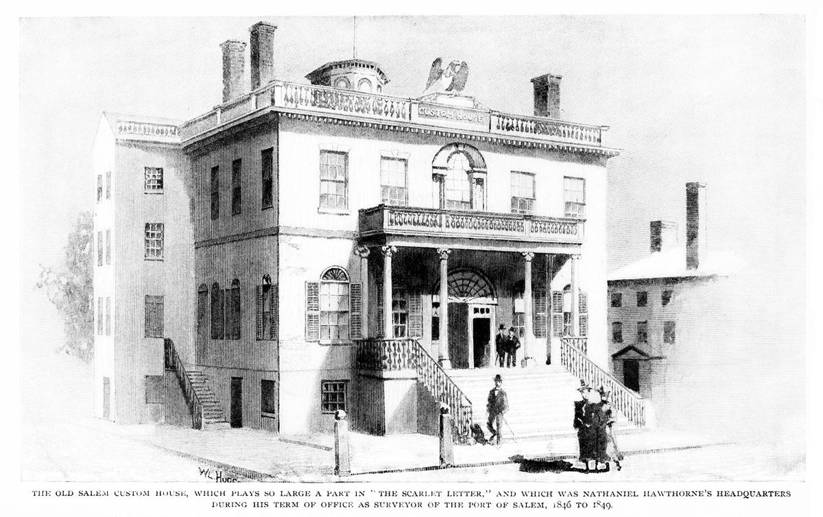 The old Custom House in Salem, Mass., where Hawthorne worked while gathering material for his novel, "The Scarlet Letter." (Christine_Kohler/Getty Images)