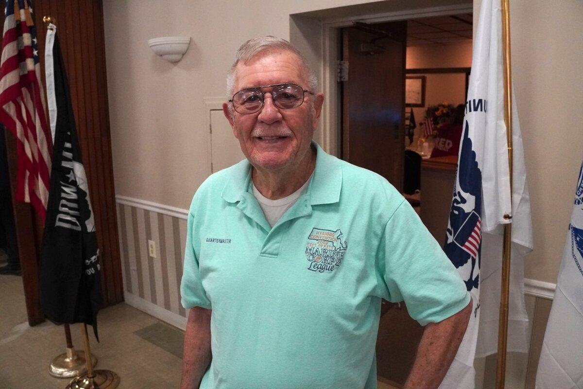 Veteran Charlie Czochanski attends the Veteran Stand Down at the Middletown Elks Lodge in Middletown, N.Y., on Oct. 4, 2025. (Oliver Mantyk/The Epoch Times)