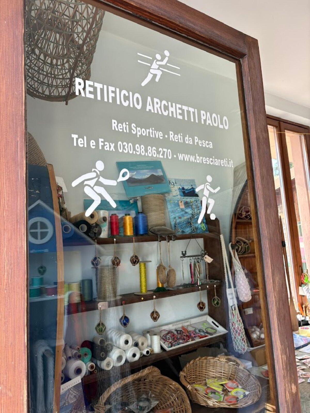 This peek into Retificio Archetti Paolo gives travelers another clue into the making of the region's famous nets. (Alison Ramsey)