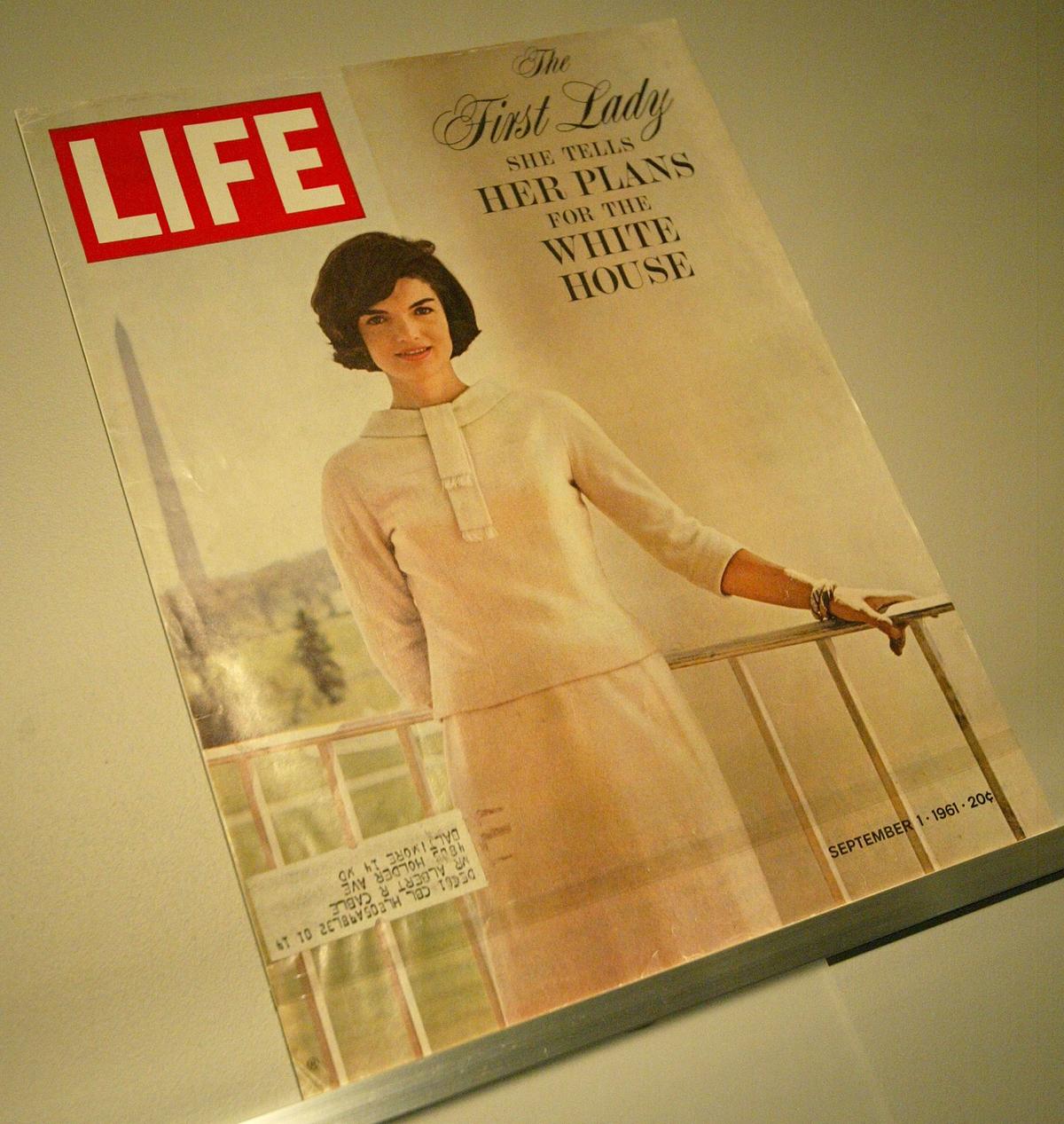 Jacqueline Kennedy on the cover of the Sept. 1, 1961 edition of LIFE magazine. (Tim Boyle/Getty Images)