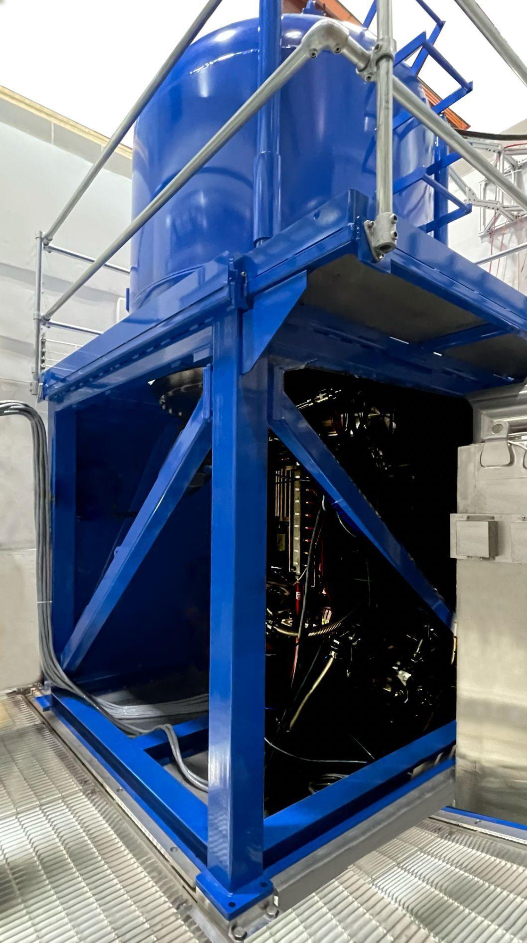 SHINE's neutron generator. (Photo by SHINE Technologies)