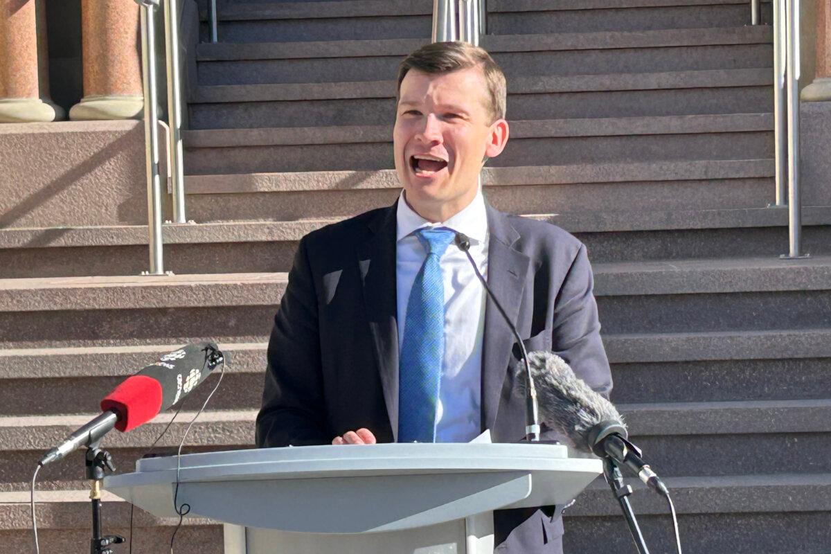 Calgary Mayor Jeromy Farkas in a file photo. (The Canadian Press/Bill Graveland)