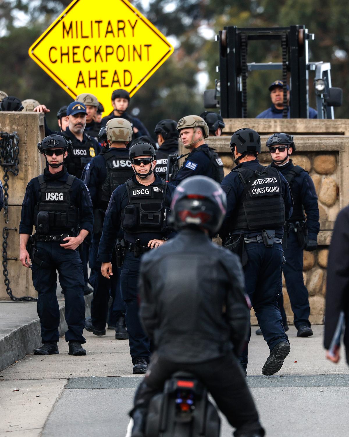 America In Photos: Coast Guard Defends Base in California, State and Local Elections, and Museum Sleepover