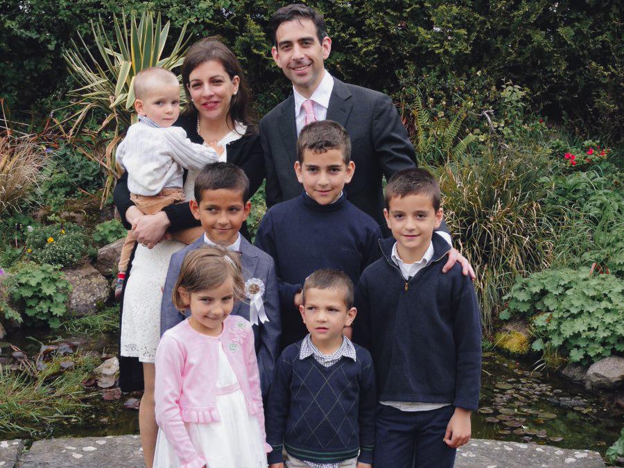 Padraig Cantillon-Murphy (top R) founded Mater Dei Academy in Cork, Ireland. (Pádraig Cantillon-Murphy)
