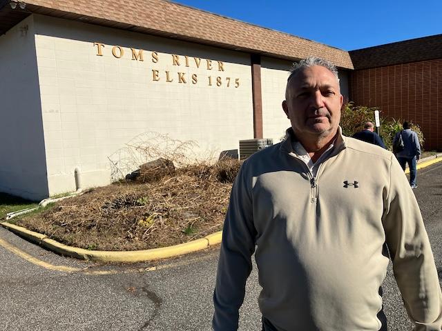 Dave Parker said he voted for "Republicans down-the-line" at the polling site inside Tom's River Elks Lodge 175 on Nov. 4, 2025. (Epoch Times/John Haughey)