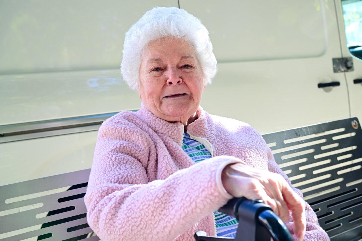 Sheila Byrne after voting for the mayoral election in New York City on Nov. 4, 2025. (Adhiraj Chakrabarti for The Epoch Times)