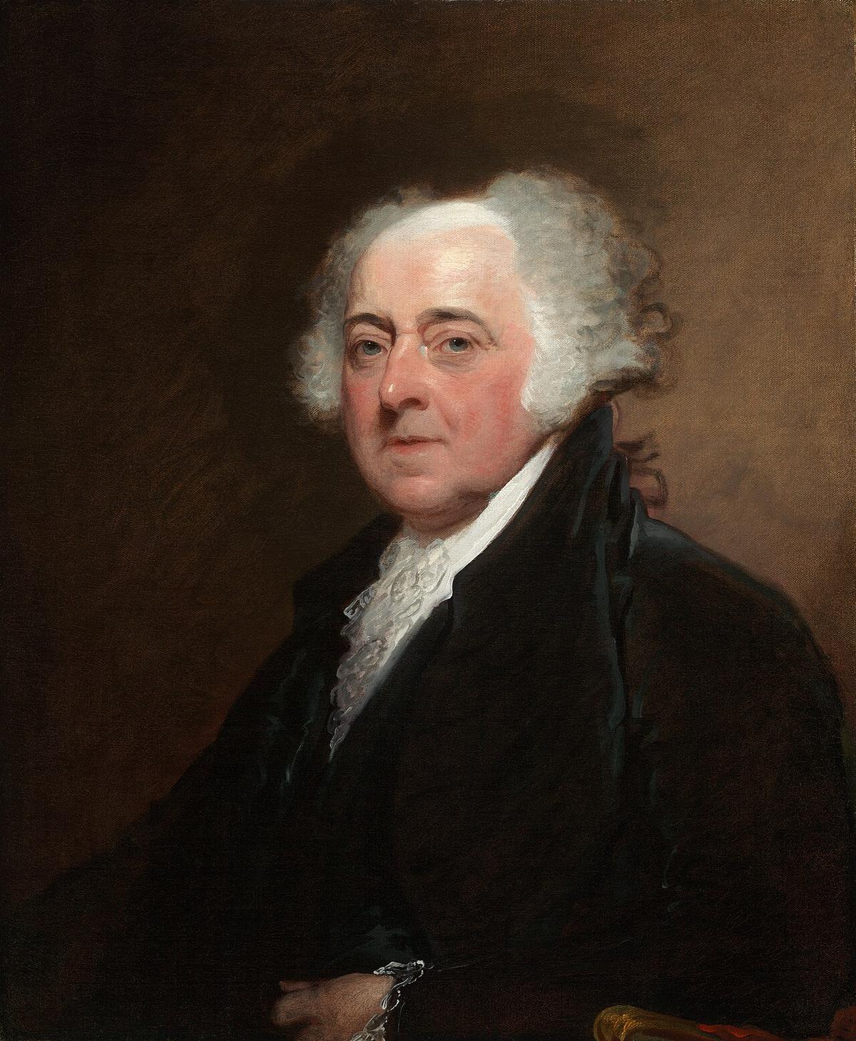 John Adams by Gilbert Stuart, c. 1800–1815, oil on canvas at the National Gallery of Art, Washington. (Courtesy of the National Gallery of Art)