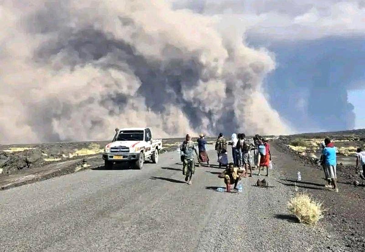 Volcano Erupts in Northern Ethiopia, Sending Ash Plumes Toward Yemen and Oman