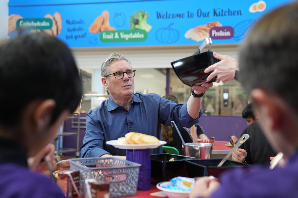 Starmer Dishes up as More Free School Meals Set to Be Rolled Out