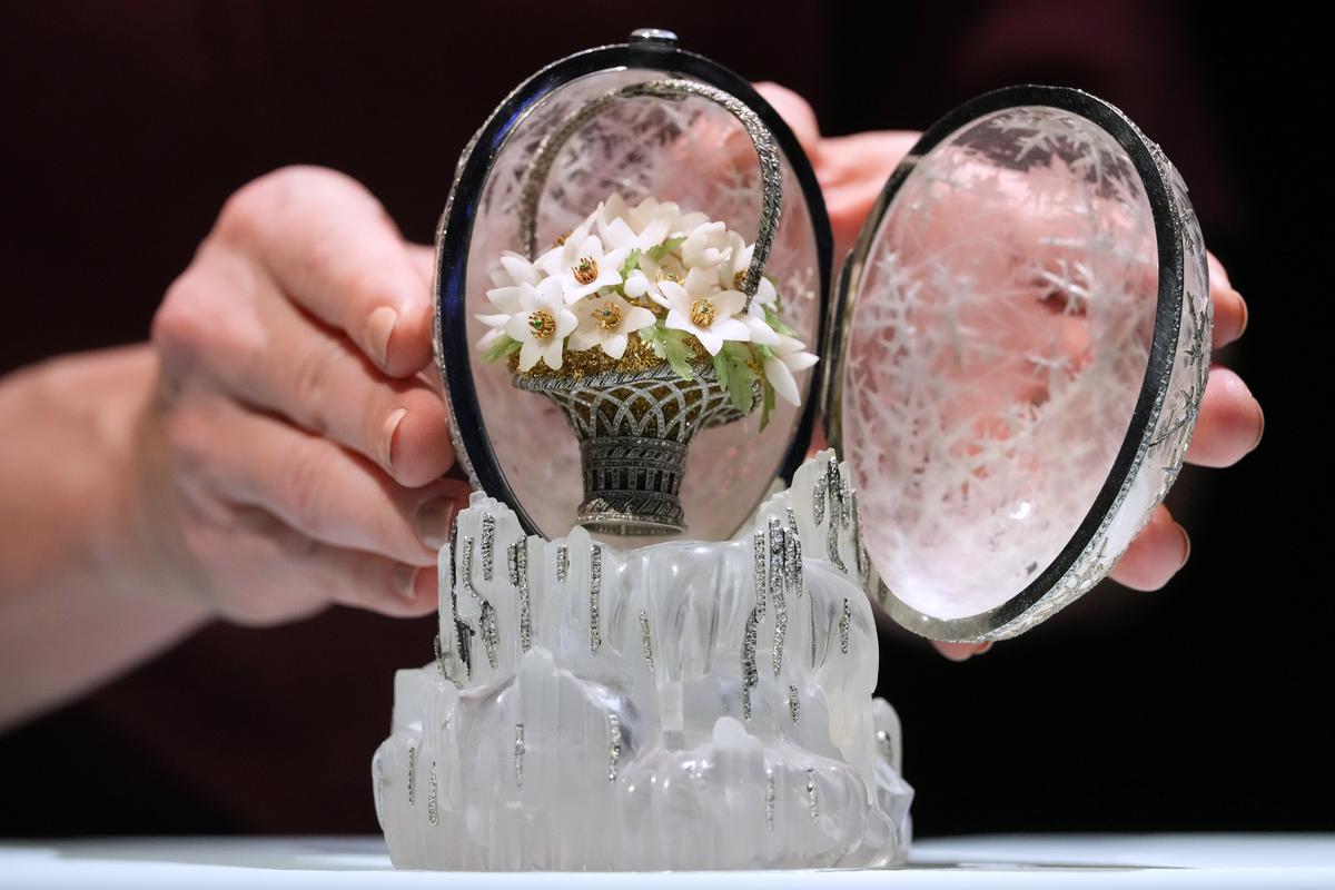 Crystal Fabergé Egg Crafted for Russian Royalty Expected to Sell for More Than $26 Million