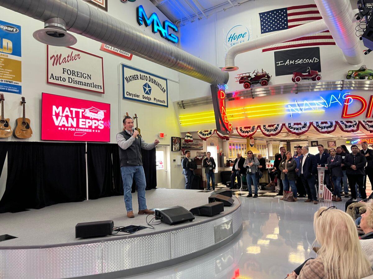 The Epps campaign held two rallies on Dec. 1, 2025 ahead of the Tennessee special election. (Jacki Thrapp / Epoch Times )