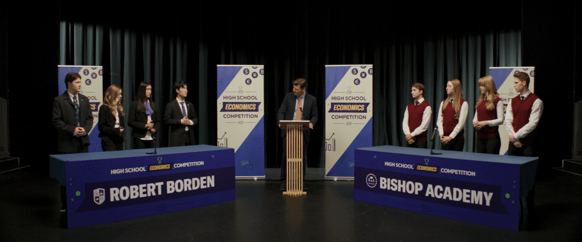 The economics competition, in "Rich Kid." (JadeRose Studio)