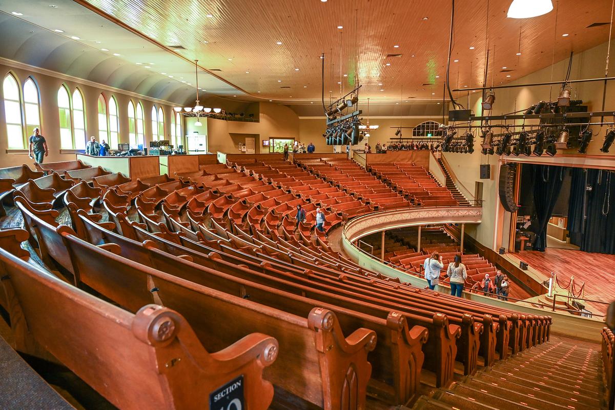 The Ryman Auditorium opened in 1892 and is known as the "Mother Church of Country Music." (Rolf_52/Shutterstock)