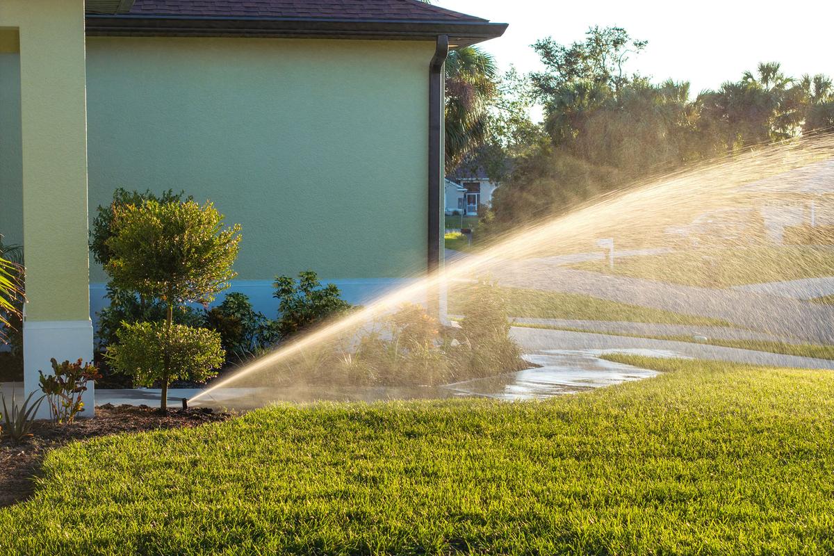 Select fire-resistant plants and nonflammable stone paths in your landscaping to create a safety zone around your home. (Bilanol/Shutterstock)