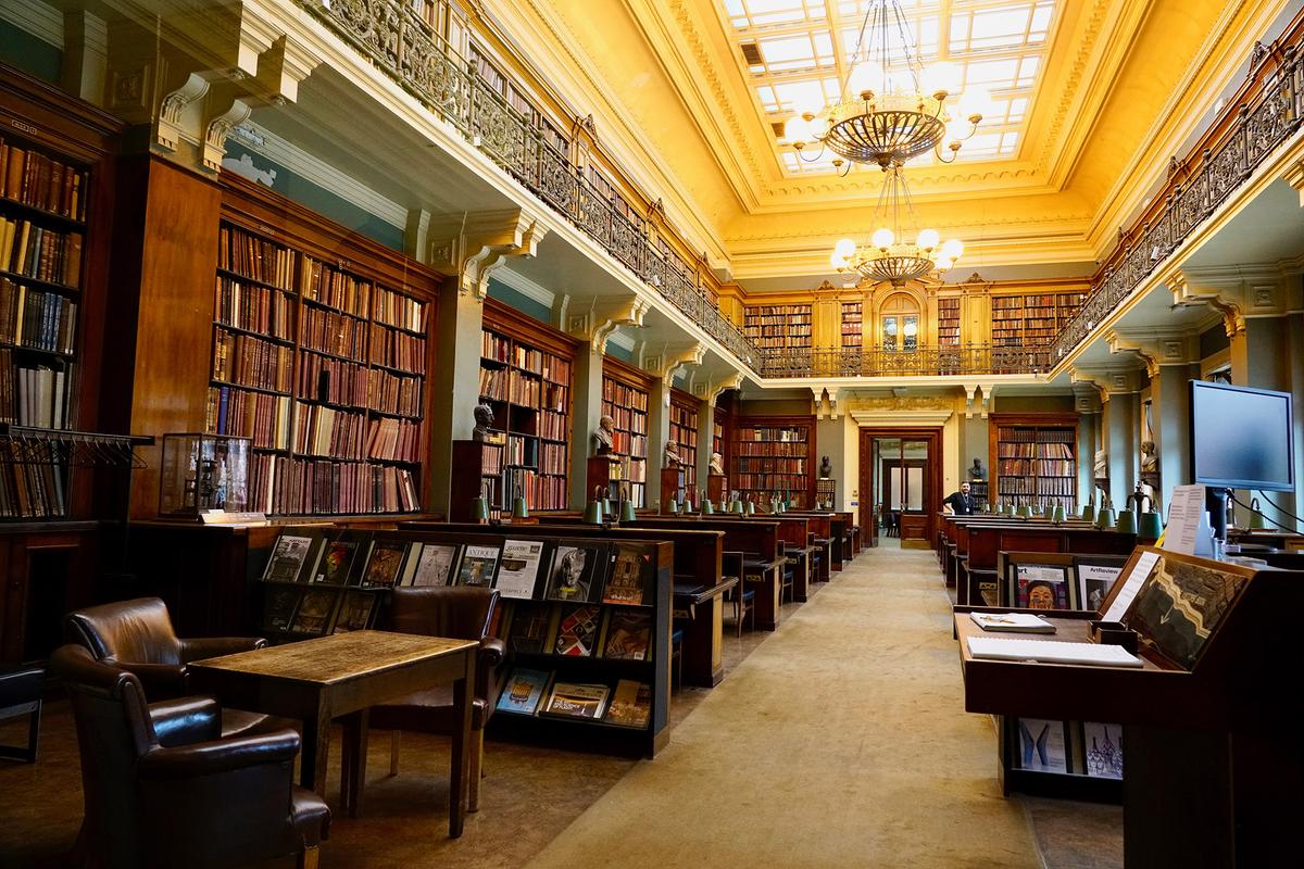 The National Art Library, located inside the Victoria and Albert Museum, is the nation's foremost research and reference library for art and design. (Wang Sing/Shutterstock)