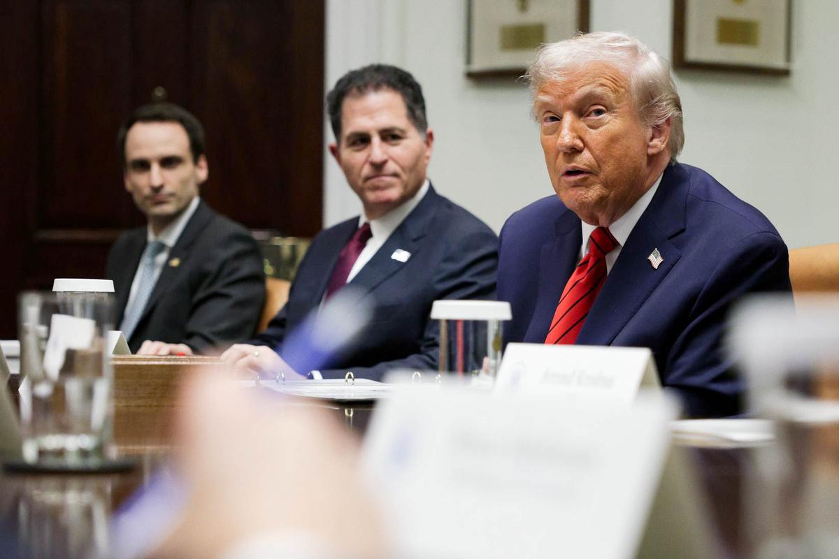 Trump Hosts Roundtable With Business Leaders on American Tech Dominance