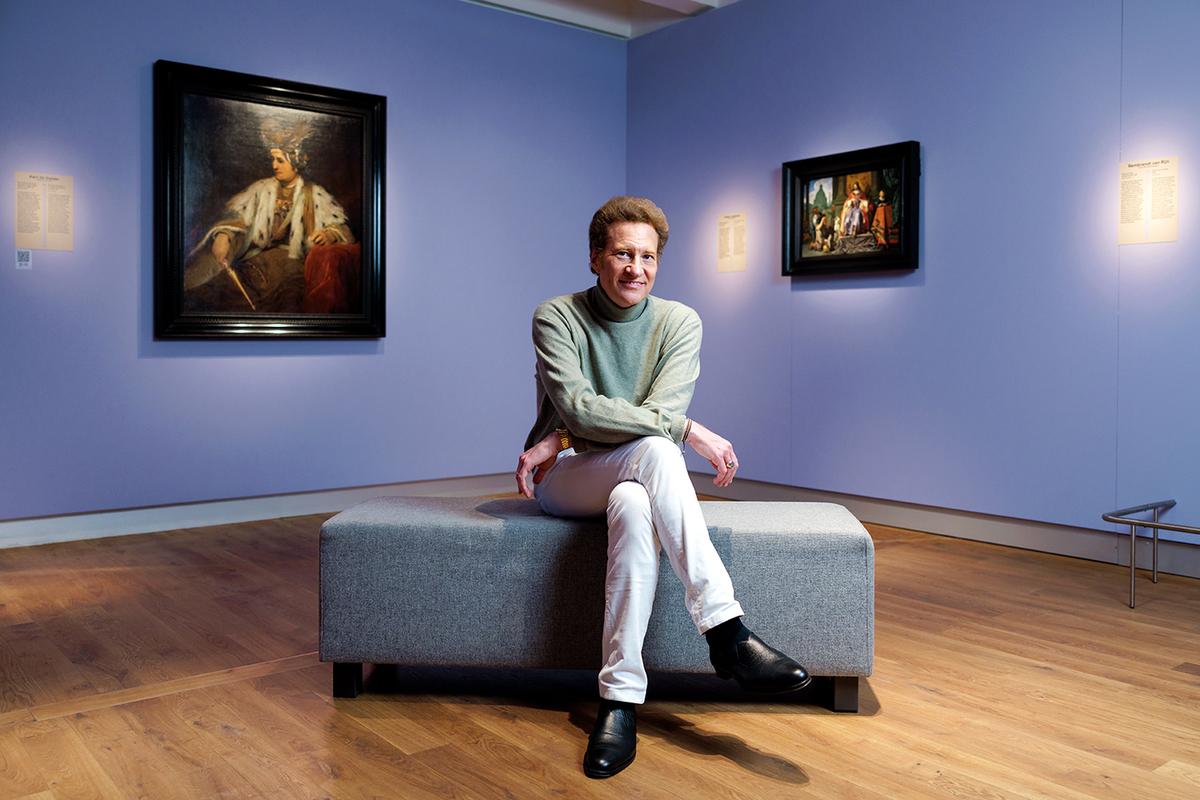 A portrait of the philanthropist and conservationist Thomas Kaplan. (Sotheby's)