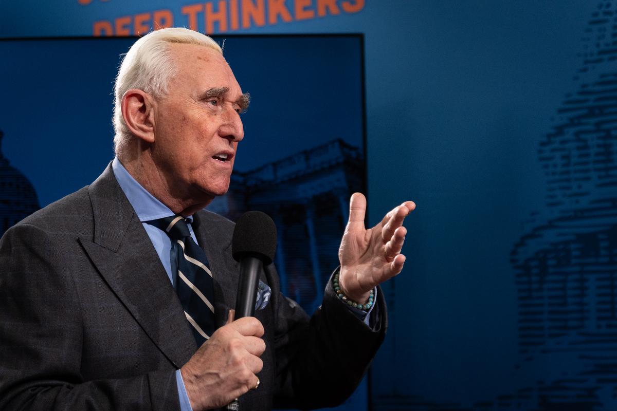 Roger Stone Dismisses Battles Among Conservatives, Sees GOP Momentum Ahead of Midterms