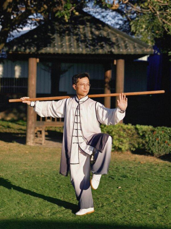 Tu Jing-wei practicing Tai Chi. (Courtesy of Tu Jing-wei)