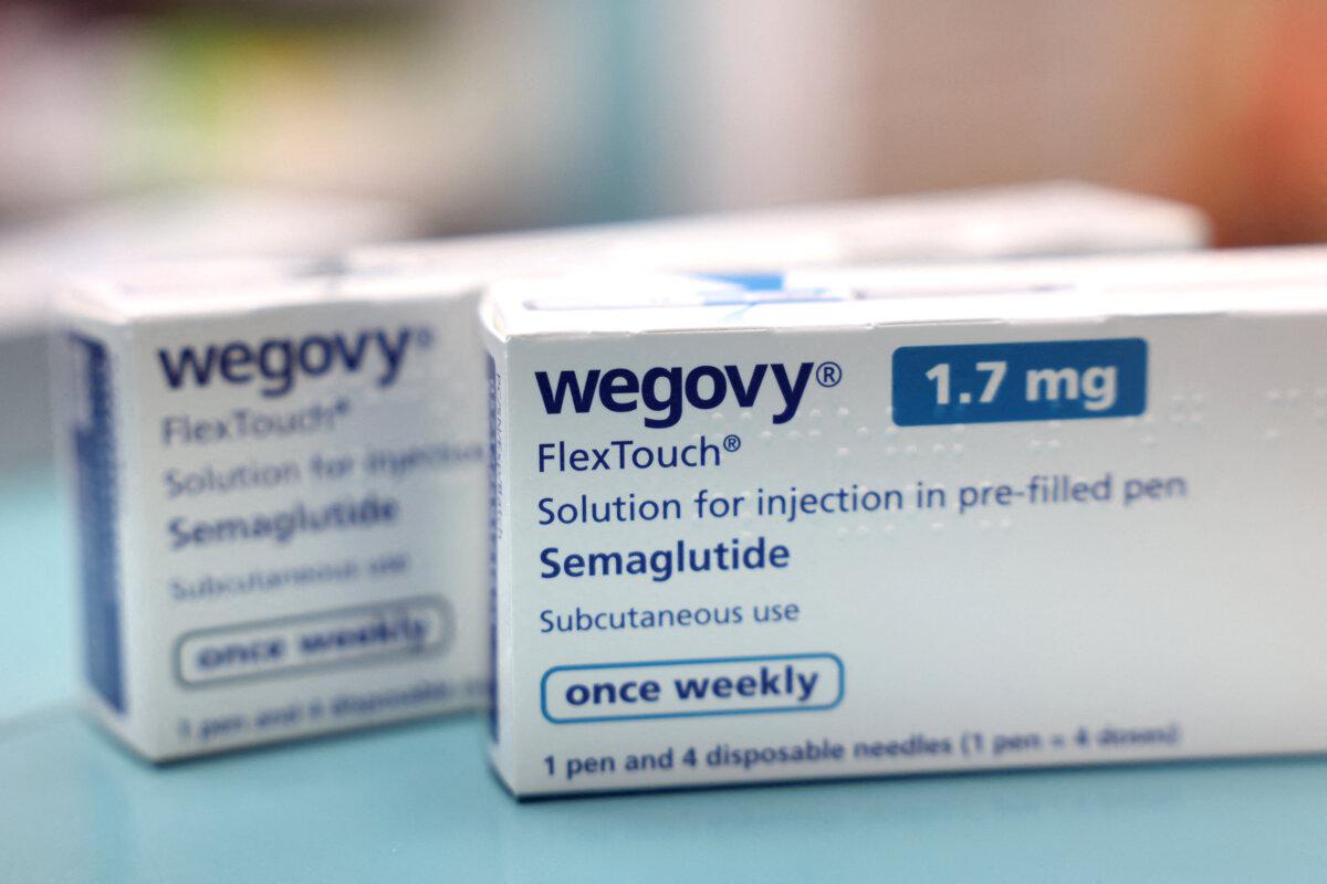 Boxes of Wegovy made by Novo Nordisk are seen at a pharmacy in London, England, on March 8, 2024. Reuters/Hollie Adams