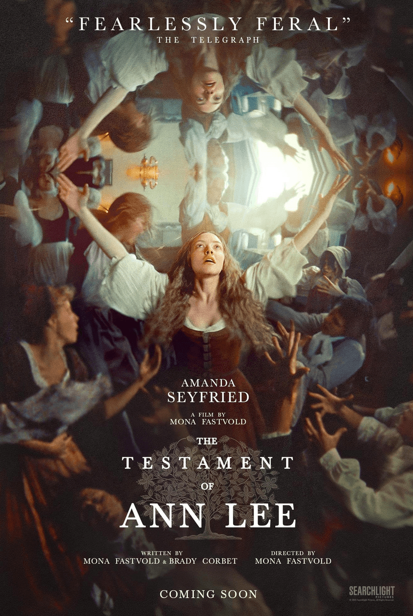 Promotional poster for "The Testament of Ann Lee." (Annapurna Pictures)