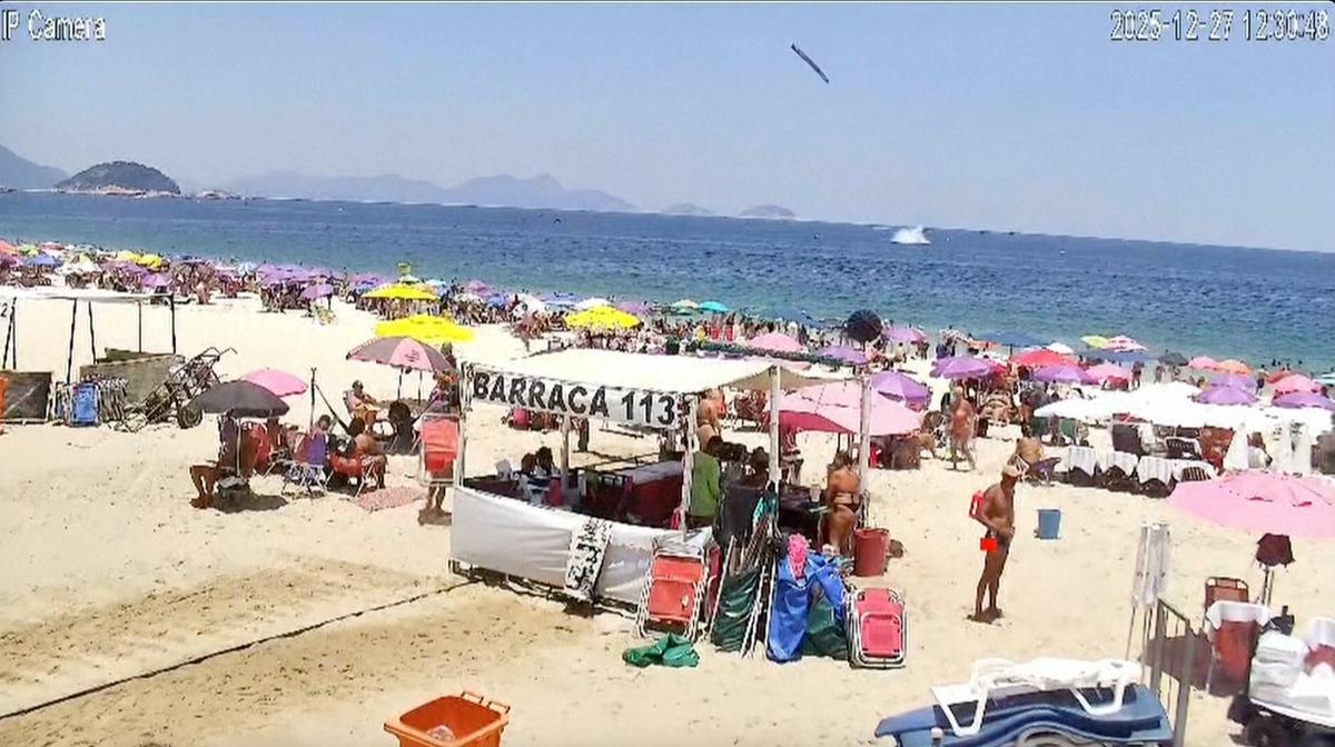 Pilot Dies in Small Plane Crash Off Copacabana Beach in Brazil