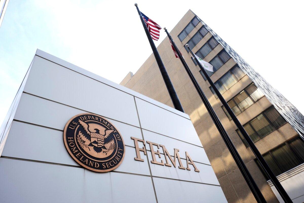 The Federal Emergency Management Agency headquarters is photographed in Washington on May 5, 2025. (AP Photo/Gene J. Puskar, File)