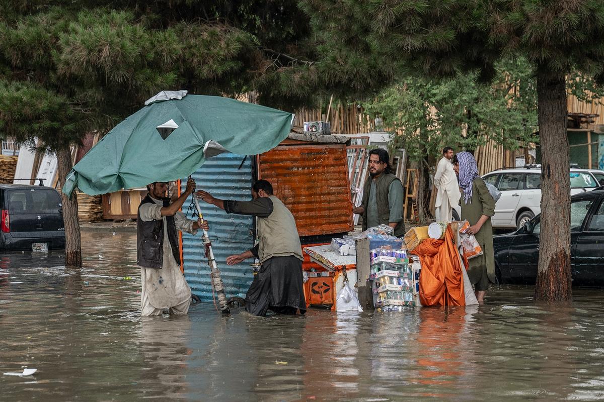 Flash Floods Triggered by Heavy Rains in Afghanistan Kill at Least 17 People