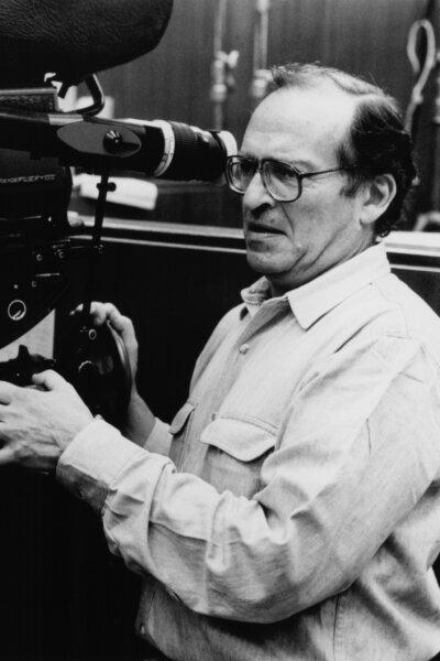 Director Sidney Lumet filming “Family Business." (Tristar Pictures)